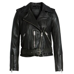 ALL SAINTS BALFERN LEATHER BIKER JACKET